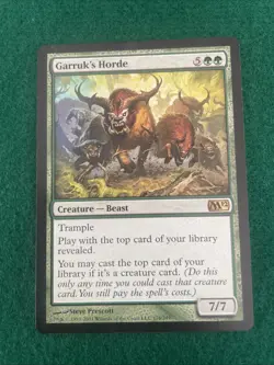 Garruk's Horde - Magic 2012 Core Set M12 - Magic the Gathering MTG Nice! - Image 1
