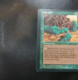 Night Soil (Everingham) OFF CENTER MISCUT Fallen Empires MTG Card LP - Image 3