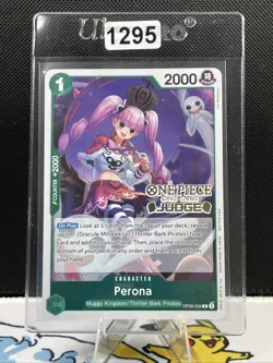 Perona (Judge Pack Vol. 5) OP09-034 One Piece Promotion Cards Foil (1295) - Image 1