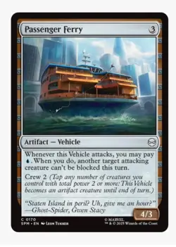 Passenger Ferry (Ghost-Spider / Gwen Stacy) | MTG Marvel Crossover | EDH | NM - Image 1