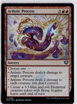Artistic Process MTG Secrets of Strixhaven Magic The Gathering Trading Card TCG - Image 1