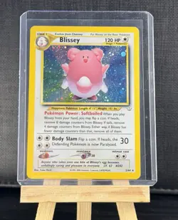 Pokemon TCG Blissey 2/64 Neo Revelation Holo Rare Unlimited EN 120 HP - Image 1