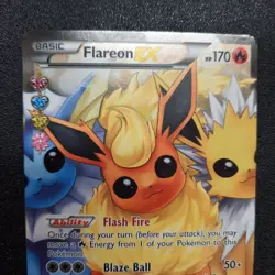 Pokemon TCG Flareon EX Full Art Holo Generation English Lightly Played rc28/rc32 - Image 2