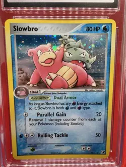 Slowbro 13/115- EX Unseen Forces HOLO- CGC NM/MINT 8- Pokemon TCG 2005 Vintage - Image 2