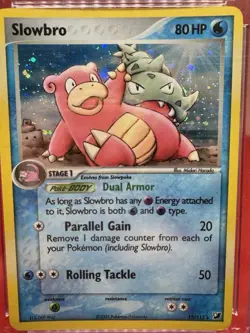 Slowbro 13/115- EX Unseen Forces HOLO- CGC NM/MINT 8- Pokemon TCG 2005 Vintage - Image 3