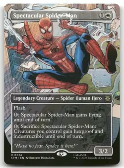 Spectacular Spider-Man BORDERLESS R Marvel's Spider-Man 14 MTG NM X1 - Image 1