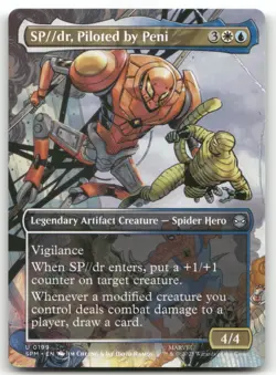 SP//dr, Piloted by Peni BORDERLESS U Marvel's Spider-Man 199 MTG NM X1 - Image 1