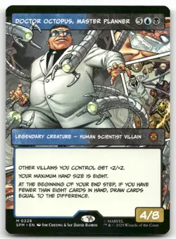 Doctor Octopus, Master Planner BORDERLESS M Marvel's Spider-Man 228 MTG NM X1 - Image 1