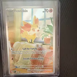 Pokemon TCG Fennekin 080 Black Star Promo - Image 1