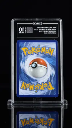 Team Rocket's Houndoom 191/182 Illustration Rare Pokemon Tag 10 Gem Mint - Image 2