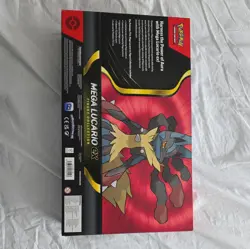 Pokemon TCG Mega Lucario ex Premium Figure Collection Box Factory Sealed In Hand - Image 2