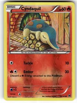 Cyndaquil 18/162 Common BREAKthrough Pokemon Reverse Holo Near Mint - Image 1