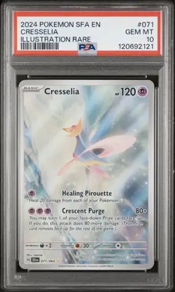 PSA 10 Cresselia 071/064 Illustration Rare - Shrouded Fable Pokemon - Image 1