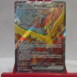 Pokemon TCG Team Rocket's Moltres ex 208/182 Sv10 Holo Ultra Rare Full Art - Image 1