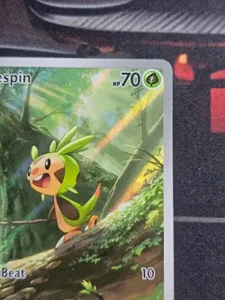 CHESPIN 087/086 HOLO ILLUSTRATION RARE CHAOS RISING POKEMON - Image 3