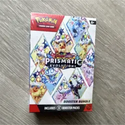 Pokemon TCG Prismatic Evolutions Booster Bundle 6 Booster Packs English Eevee - Image 1