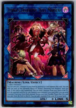 2026 Zenna's Deceiving Doll Maidens CORI-EN043 Yu-Gi-Oh Chaos Origins Ultra Rare - Image 1