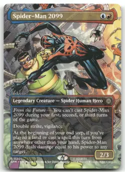 Spider-Man 2099 BORDERLESS R Marvel's Spider-Man 205 MTG NM X1 - Image 1