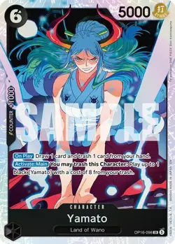 One Piece Foil - Yamato (098) - OP16 / NM / English - Image 1