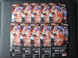 One Piece TCG English OP-16 The Time of Battle Booster Sleeved Pack Lot of 5 - Image 1