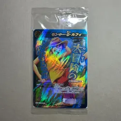 Monkey D. Luffy SEALED P OP 38 One Piece Miracle Battle Carddass Promo B488 LL - Image 1