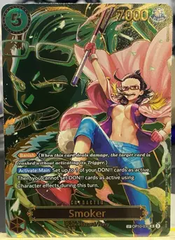 One Piece Carrying On His Will Smoker OP10-030 (Alt Art SP) NM OP13 - Image 1