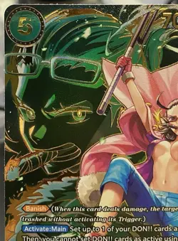One Piece Carrying On His Will Smoker OP10-030 (Alt Art SP) NM OP13 - Image 3