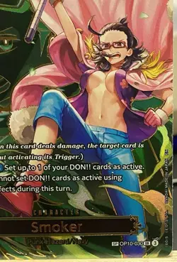 One Piece Carrying On His Will Smoker OP10-030 (Alt Art SP) NM OP13 - Image 5