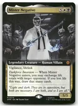 Mister Negative EXTENDED ART M Marvel's Spider-Man 274 MTG NM X1 - Image 1