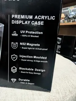 One Piece Acrylic Case Premium Acrylic Display Case - Image 3
