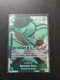One Piece Rorona Zoro Winner EB02-019 Tournament Pack 2025 Vol.3 Nm - Image 1