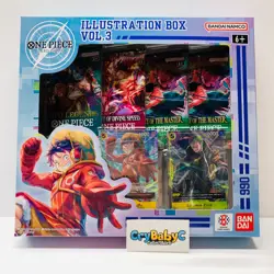 One Piece Illustration Box Vol 3 IB-03 4 Packs 2 Promos English Sealed - Image 1