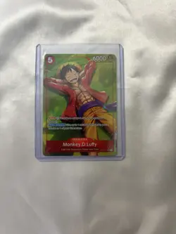 One Piece TCG English ST21-014 Monkey D Luffy Alt Art Parallel - Image 1