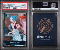 2026 ONE PIECE HEROINES CAMPAIGN DASH PACK #026 NEFELTARI VIVI PSA 10 - Image 3