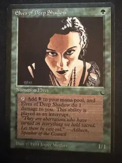 Elves of Deep Shadow - The Dark - MTG - Image 1