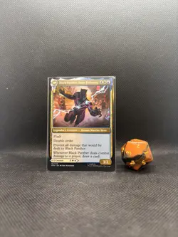 MTG Marvel Super Heroes King T'Challa 0219 Mythic - Image 2