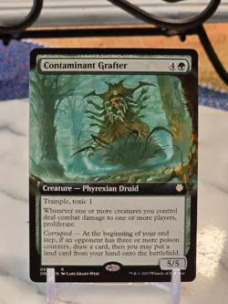 MTG Contaminant Grafter (Extended Art) Phyrexia: All Will Be One Regular LP - Image 1
