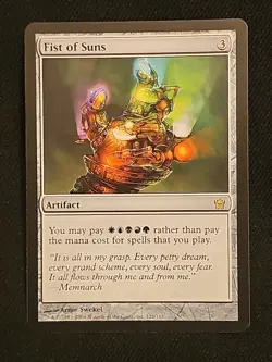 🌟🌟 Fist of Suns 🌟🌟 Mtg Fifth Dawn RARE MT/NM Magic the Gathering - Image 1