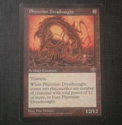 Magic: The Gathering Phyrexian Dreadnought Mirage Rare Regular 12/12 - Image 1