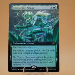 Crystalline Armor | 204 | Ext-Art Foil | Rare | Last Airbender-Eternal | MTG - Image 1