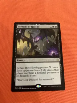 Torment of Hailfire Hour of Devastation Rare Magic: The Gathering NM/M - Image 2
