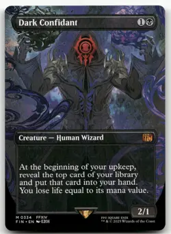 Dark Confidant (Borderless) #334 (NM) Final Fantasy FIN Magic MTG - Image 1