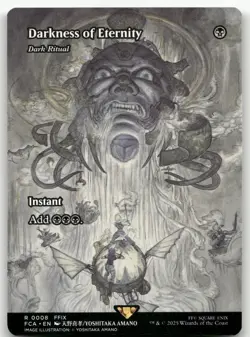 Darkness of Eternity - Dark Ritual (Showcase) #8 NM Final Fantasy FCA Magic MTG - Image 1