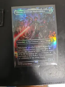 Ultron, Artificial Malevolence (Borderless) (Foil) Marvel : Magic the gathering - Image 1