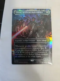 Ultron, Artificial Malevolence (Borderless) (Foil) Marvel : Magic the gathering - Image 3