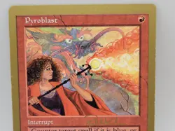 Pyroblast 1997 World Championship Seattle Gold Border LP MTG - Image 2