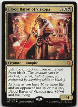 Blood Baron of Vizkopa 164 Mythic Commander 2017 NM/LP MTG - Image 1