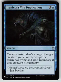 Irenicus's Vile Duplication Uncommon The List Reprints 078/361 MTG NM 2020 - Image 1