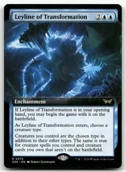 Leyline of Transformation (Extended Art) #372 (NM) Duskmourn DSK Magic MTG - Image 1