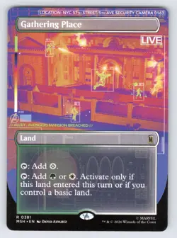 Gathering Place (Borderless) 381 Marvel Super Heroes Magic: The Gathering NM - Image 1